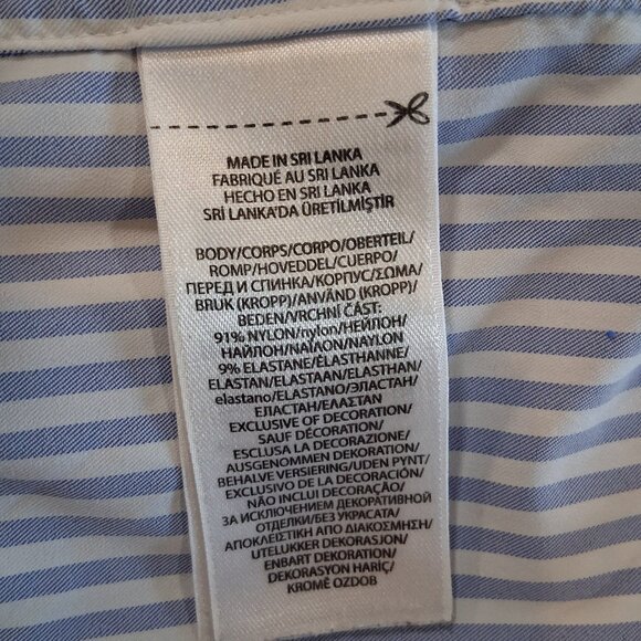 Polo Ralph Lauren Performance Shirt Size 1XB Big Blue Stripe Long Sleeve Classic - Picture 7 of 7